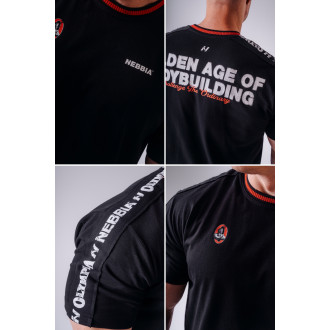 NEBBIA - Pánske tričko OLYMPIA 942 (black)