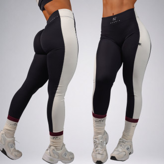 NEBBIA - High-waist legíny BLOCK 97 (852) (black)