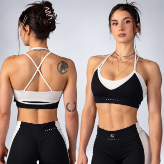 NEBBIA - Medium support športová podprsenka BLOCK 97 (907) (black)