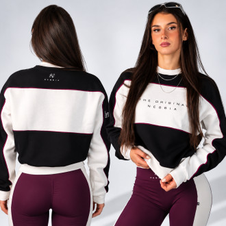 NEBBIA - Dámska mikina BLOCK 97 (918) (black)