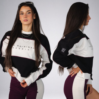 NEBBIA - Dámska mikina BLOCK 97 (918) (black)