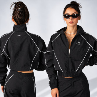 NEBBIA - Dámska šušťáková parachute bunda BLOCK 97 (919) (black)