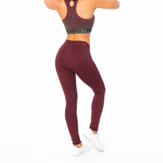 SMILODOX - Fitness legíny dámské 28027 (bordo)