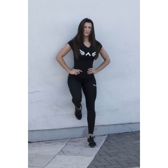 Exalted - Dámske fitness tričko X1 (čierna)