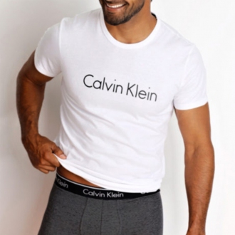 Calvin Klein - Pánske tričko (biela) NM1129E-100