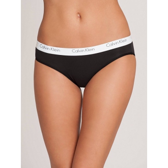 Calvin Klein - Výpredaj dámske nohavičky klasické 2PACK (čierna) QD3584E-001