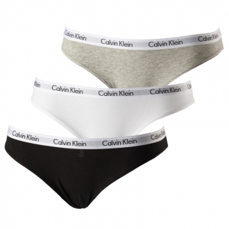 Calvin Klein - Nohavičky klasické 3PACK QD3588E-999