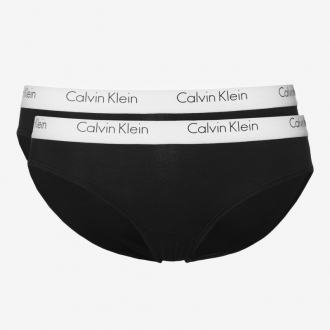 Calvin Klein - Výpredaj dámske nohavičky klasické 2PACK (čierna) QD3584E-001