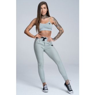 Gym Glamour - Športové tepláky dámske (grey) GG117