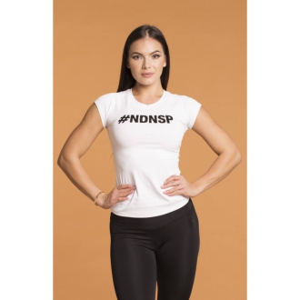 NDN - Fitness tričko dámske MEGAN X040 (biela)