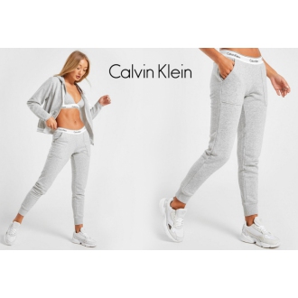 Calvin Klein - Dámske tepláky (sivá) QS5716E-020