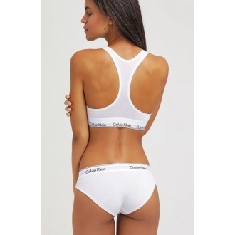 Calvin Klein - Bavlnené nohavičky klasické (biela) F3787E-100