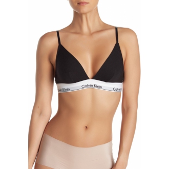 Calvin Klein - Výpredaj trojuholníková podprsenka (čierna) QF1061E-001