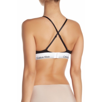 Calvin Klein - Výpredaj trojuholníková podprsenka (čierna) QF1061E-001