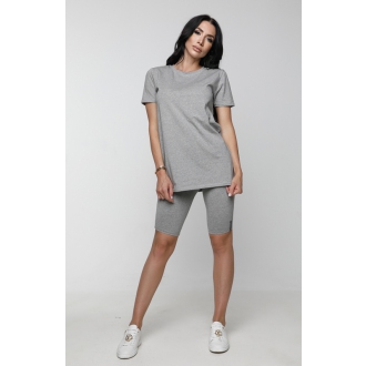 NDN - Výpredaj dámske bavlnené tričko AYLIN (sivá)