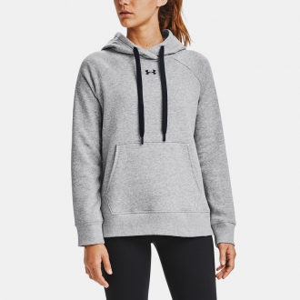 Under Armour - Mikina dámska Rival Fleece HB (sivá) 1356317-035