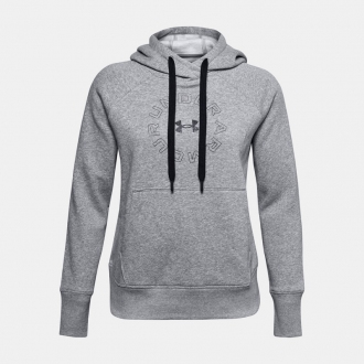 Under Armour - Výpredaj dámska mikina s kapucňou (sivá) 1356323-035