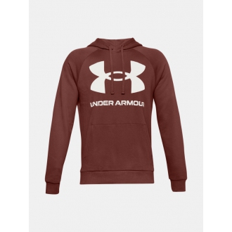 Under Armour - Výpredaj mikina s kapucňou pánska (hnedá) 1357093-688