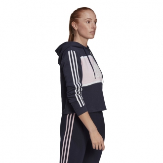 ADIDAS - Výpredaj crop mikina Essentials (modro-ružová) GU0411