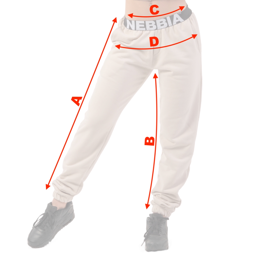 nebbia-teplaky-damske-s-elastickym-pasom-iconic-408-cream