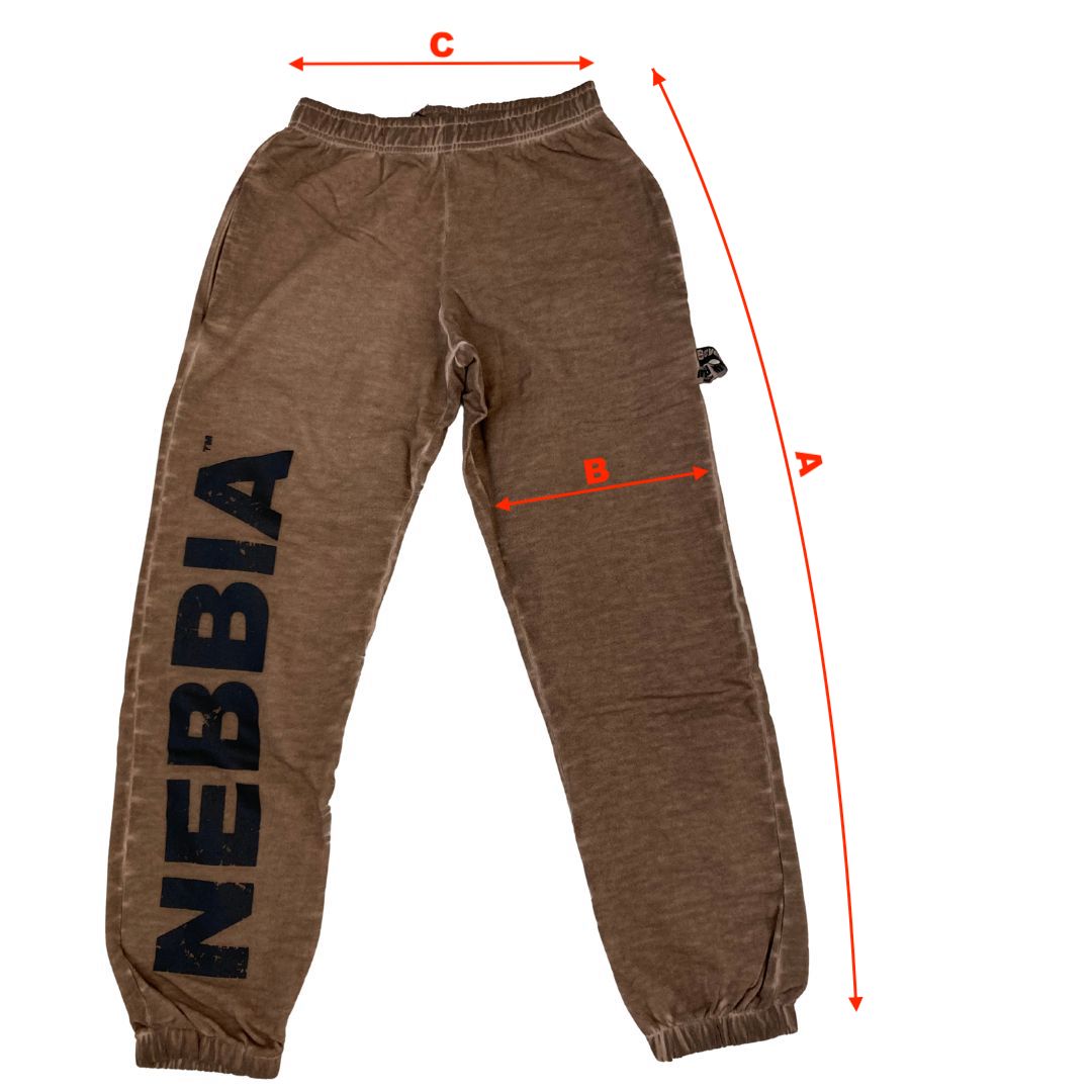 nebbia-washed-off-volne-baggy-teplaky-s-vreckami-gym-bro-373-light-brown